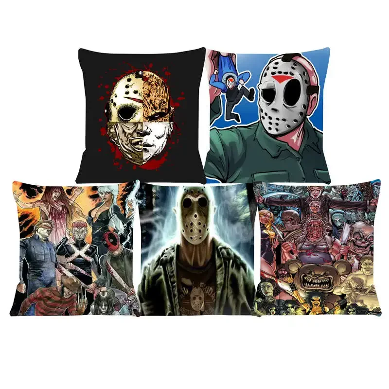 Cushion Cover Horro… - image