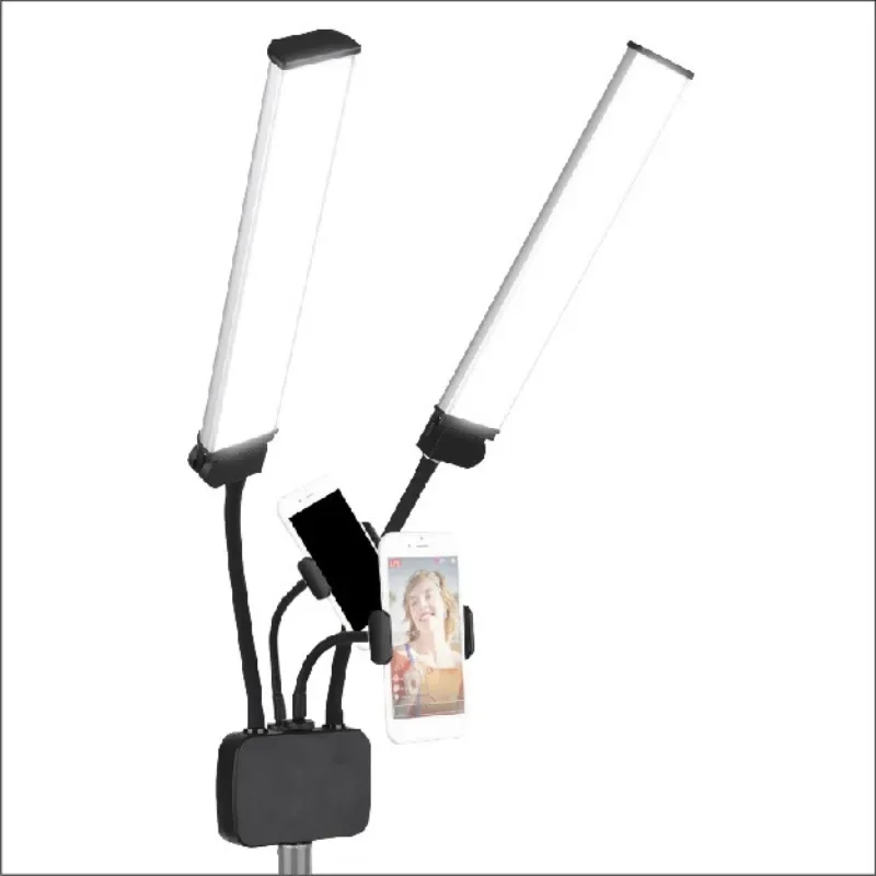 Led double arm tube photography light still life shooting light 22 inch filling light