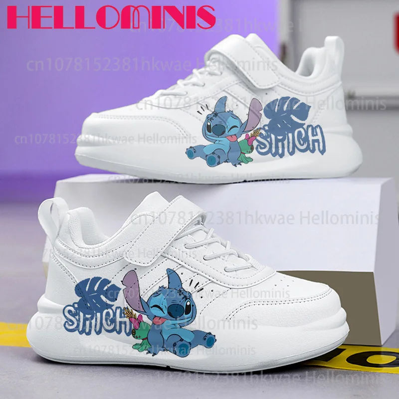 Stitch fashion girl boy Shoes sneakers for children Running Children students shoes kids Casual Sports board sneakers gift