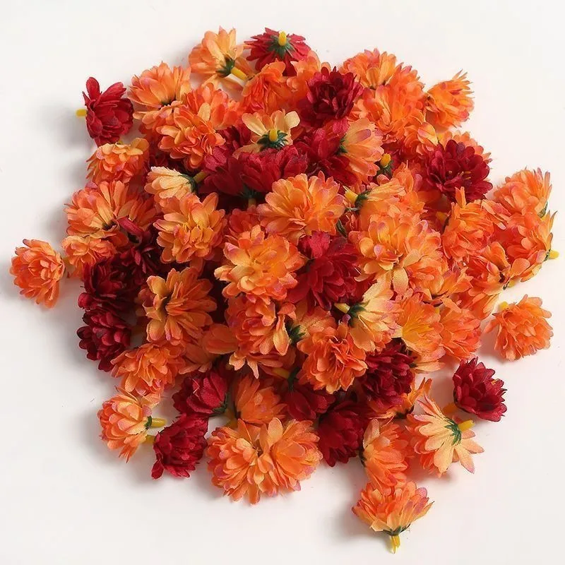 20/50pcs künstliche Blumen 3,5 cm Seide gefälschte Blumen für zu Hause Zimmer dceor Garten Hochzeit Hochzeit Dekoration DIY Geschenke Zubehör – Detail 6