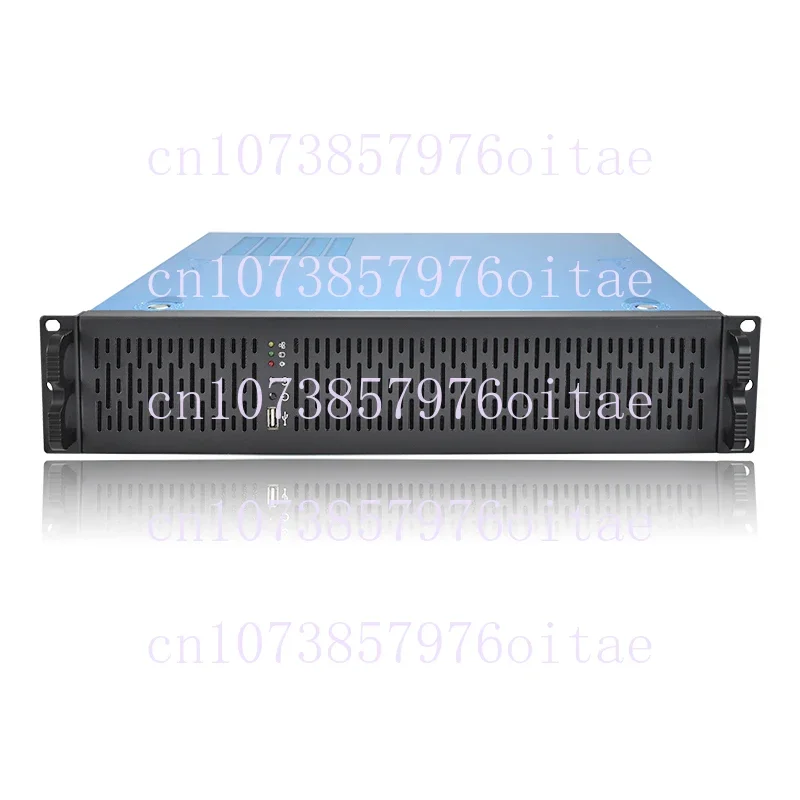 2U Rack PC Power Supply 380 Deep Compact Security Surveillance Video Storage MATX Industrial Hard Drive Chassis