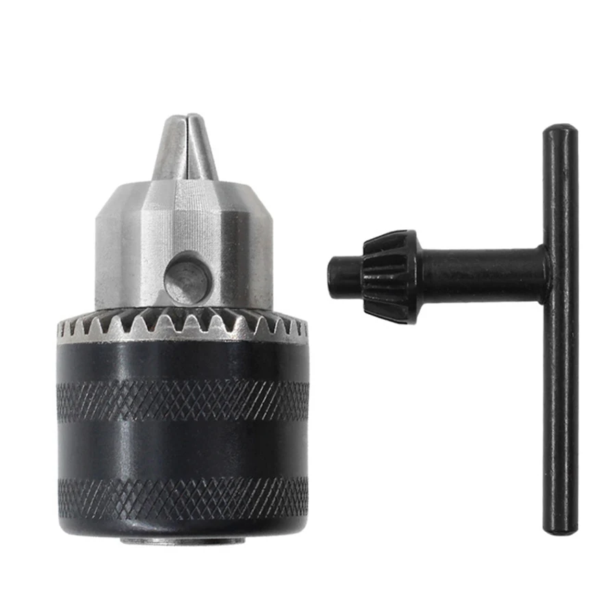 

1pcs Thread Drill Chuck 1.5-13mm B16 3/8 Conversion Drill Chuck 1/2 M12x1.25 Wrench Into Electric Drill Keyless 3 Jaw Chuck