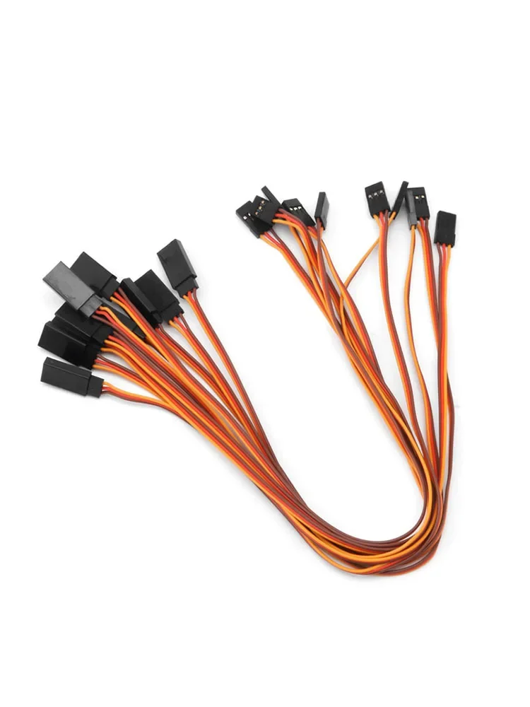 10 pièces 150/200/300/500mm 30 cœurs JR mâle à femelle câble d'extension Servo pour RC Futaba