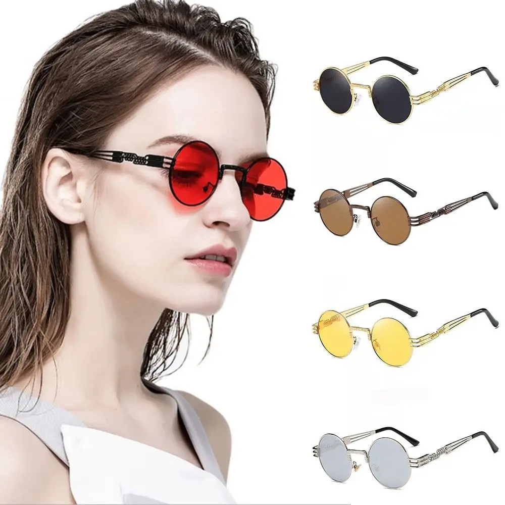 Fashion Metal Steampunk Sunglasses Gothic Style UV Protection Punk Sun Glasses Eyewear for Women & Men