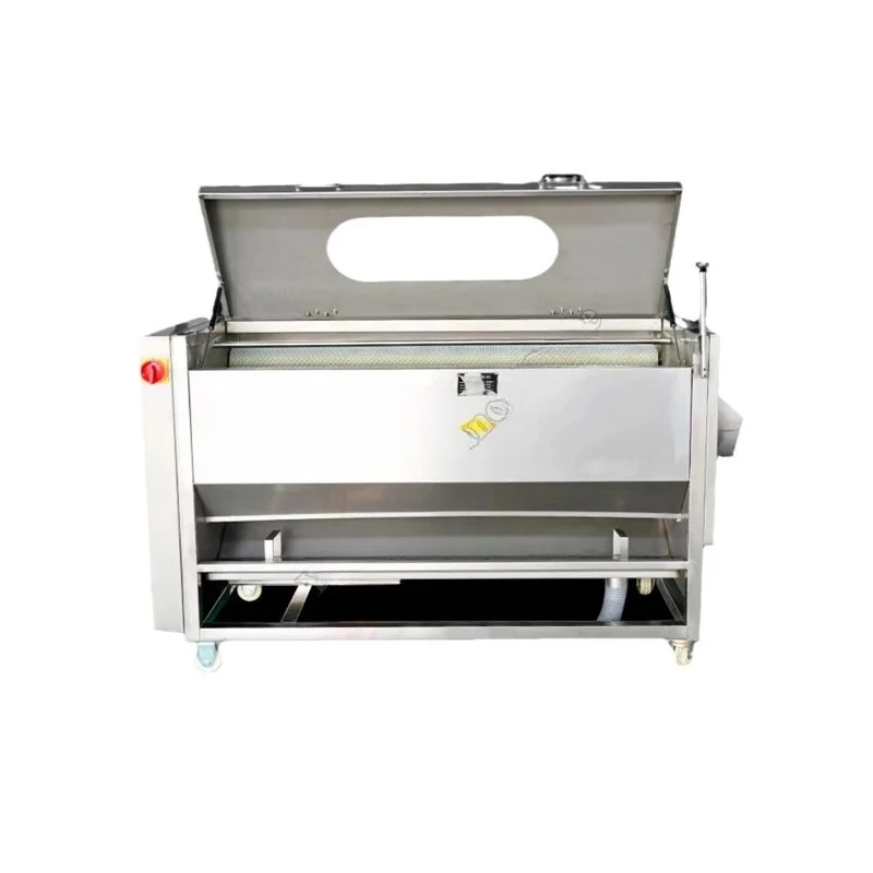 Potato Cleaning And Peeling Machine Ginger Sweet Potato Potato Carrot Polygonatum Brush Cleaning And Peeling Machine
