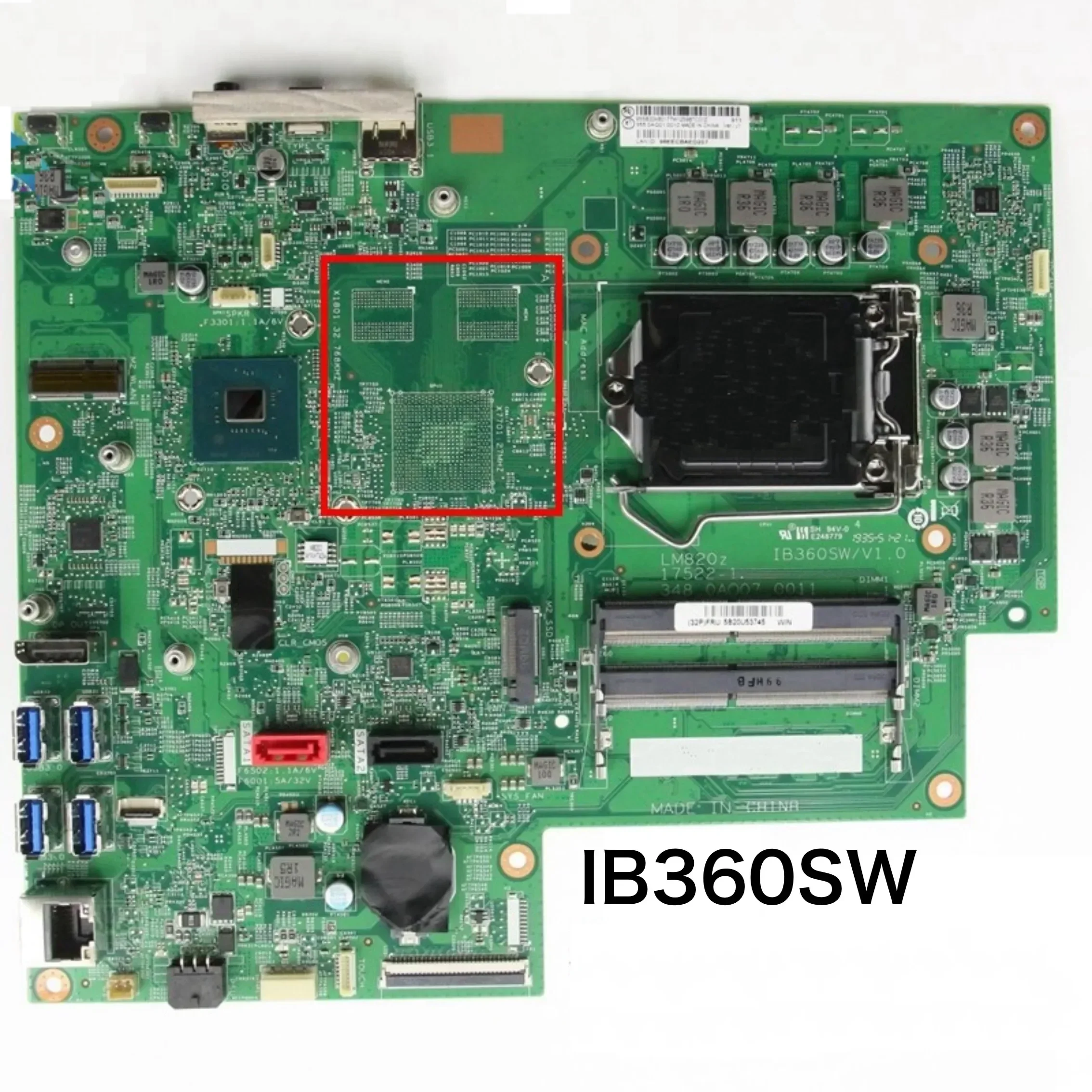 

For Lenovo Thinkcentre M820Z Motherboard IB360SW LM820Z 175221-1 DDR4 Mainboard 100% Tested OK Fully Work Free Shipping