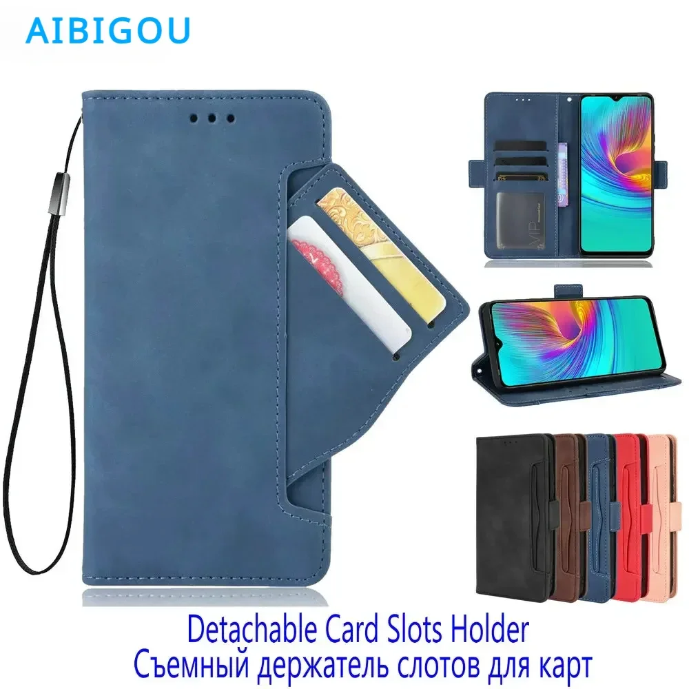 For OPPO Reno14 F 5G Flip Leather Case Luxury Detachable Card Holder Wallet Book Full Cover For OPPO Reno 14F Phone Bags