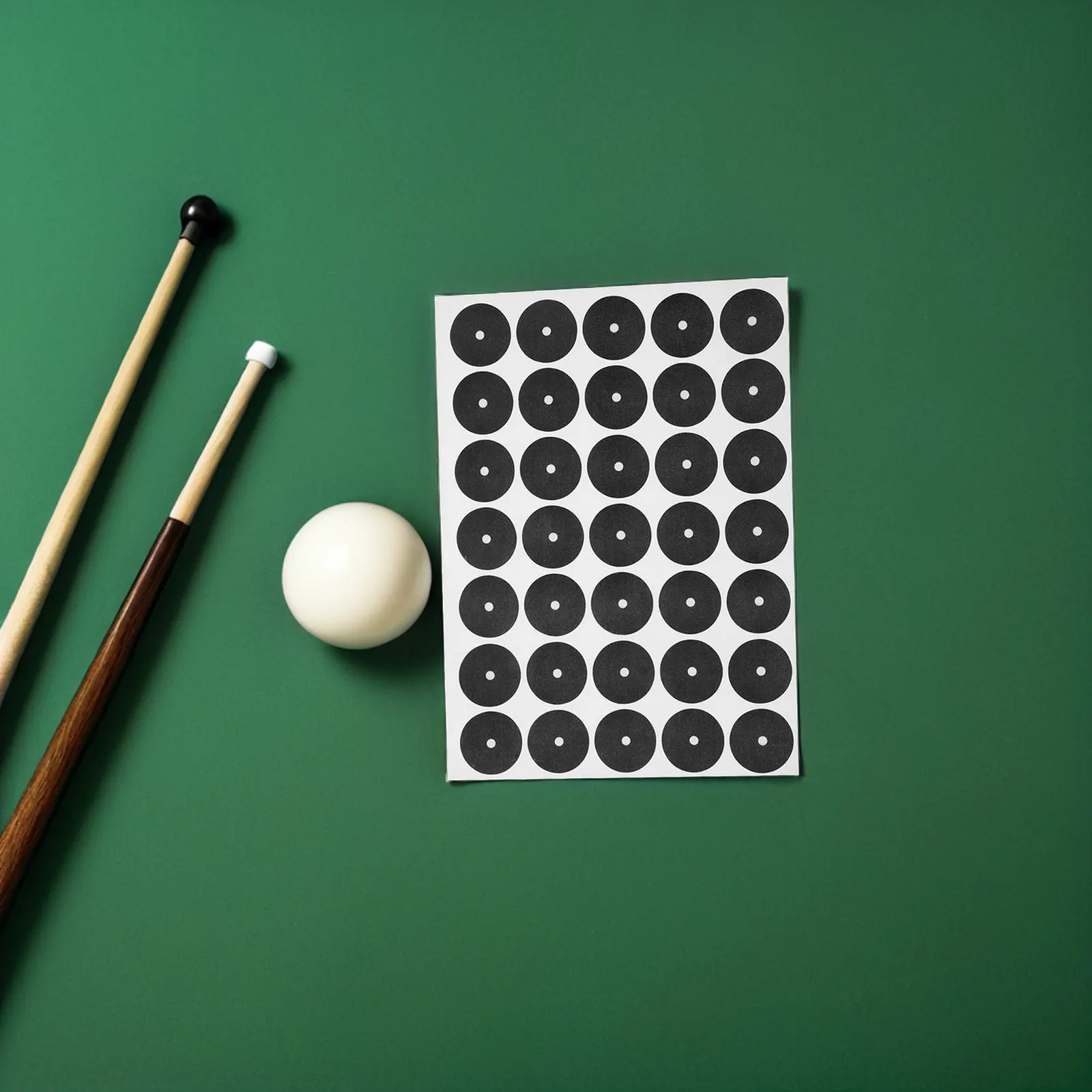 

105Pcs Pool Table Spot Dots Wear-Resistant Billiard Point Stickers Accurate Cue Ball Placement Practice Accessories