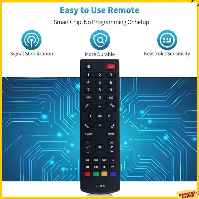 A24P 交換 CT-8507 リモコン東芝スマートテレビ CT-8507 リモコン