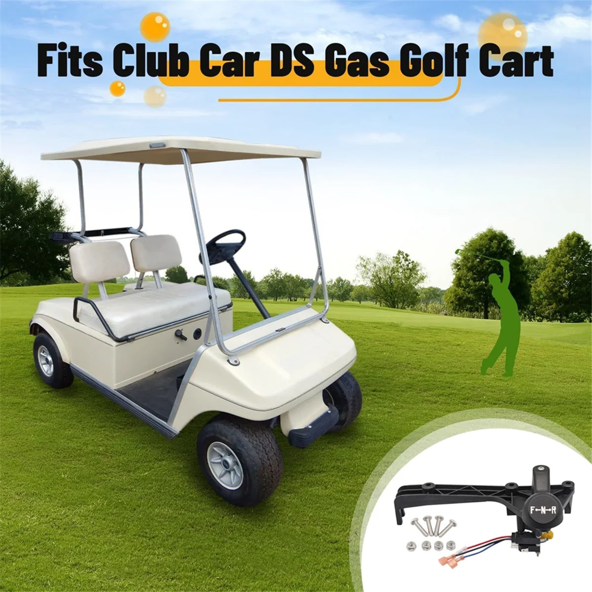 

Golf Cart Shifter Assembly Forward and Reverse Gear Switch 1016947 8248 8233 for Club Car DS 1992-2024