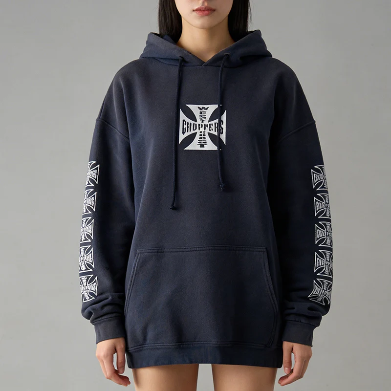 Europese Amerikaanse Straat Creatieve Print Mode Hip Hop Punk Losse Trui Y2K Herfst Winter Vrouwen Lange Mouwen Harajuku Hoodie