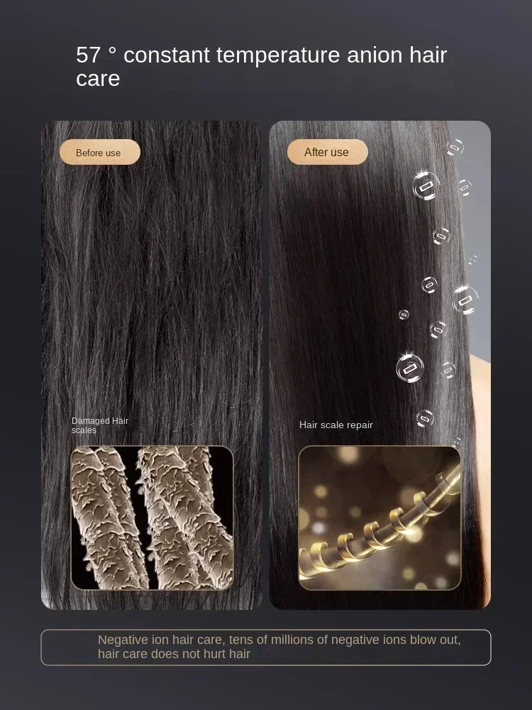 Sèche-cheveux haute puissance avec protection ionique, AUX, hommes et femmes, 220V