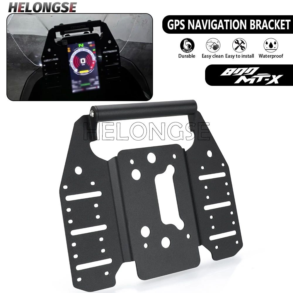 

For CFMOTO 800 MT-X MTX CF-MOTO 2024 2025 800MTX Motorcycle Phone Stand Holder GPS Navigation Bracket Plate Extension Bar