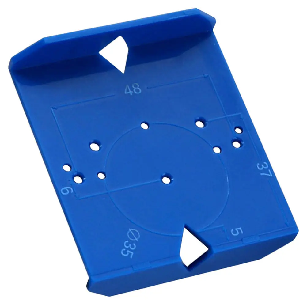Precision Concealed Hinge Jig Dual-Side 35Mm 40Mm Door Hinge Drilling Template for Perfect Alignment Cabinet Door Installation