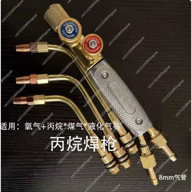 Portable Oxy Acetylene Welding Torch Injection Type Gas Brazing Torch Propane Soldering Cutting Welding Tool Kit Burner Gun