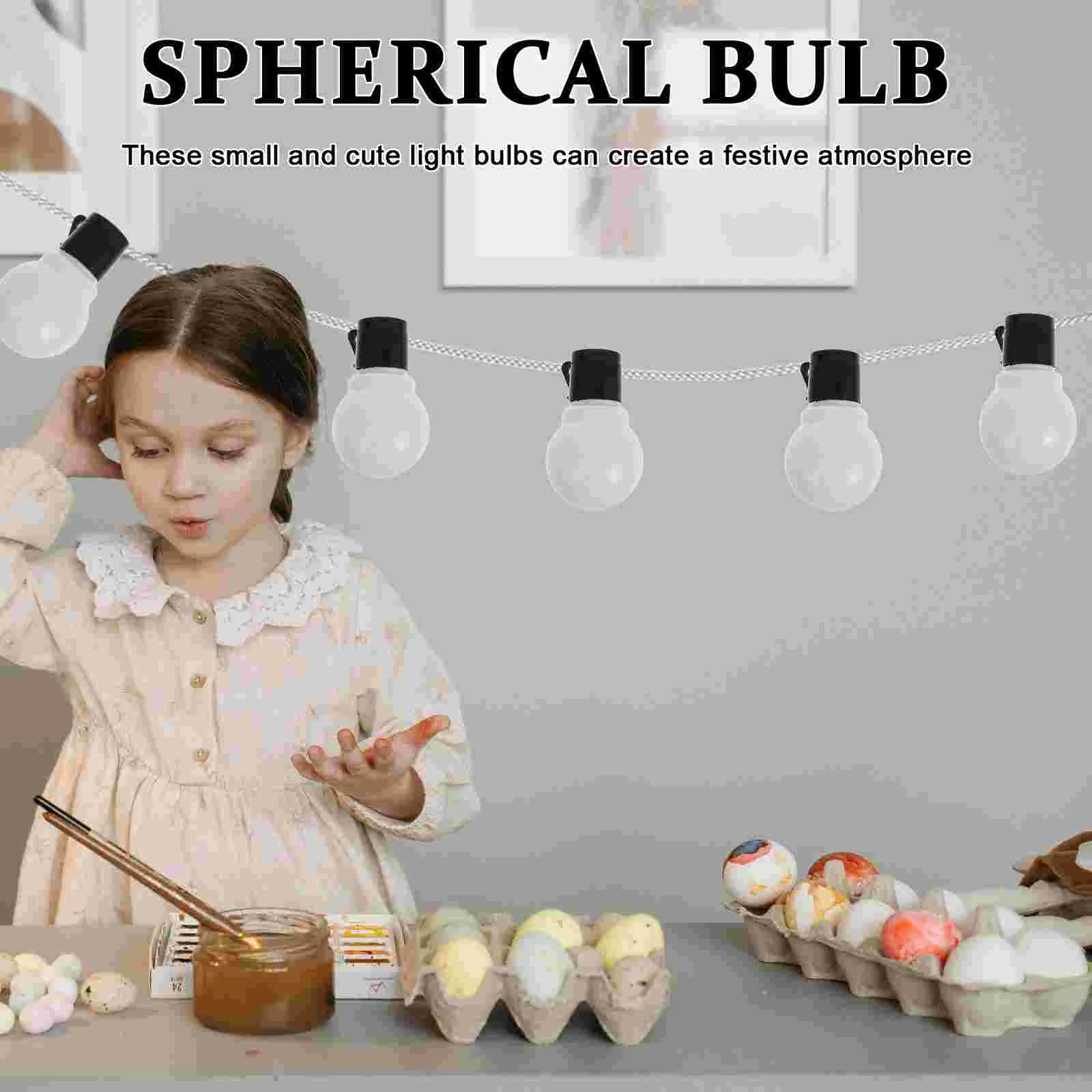 20 Pcs Shine String Light Bulbs LED for 800X500X250CM Abs Small Lamp Decor Globe