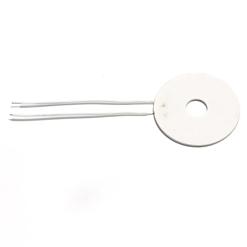 ฮีตเตอร์เซรามิกแบบวงแหวน ODφ 30-IDφ 6 มม. ทนความร้อนสูง MCH ฮีตเตอร์อะลูมินา ฮีตเตอร์ไฟฟ้าแบบเร็ว แผ่นฮีตเตอร์แบน 3.7V 5V 12V 24V