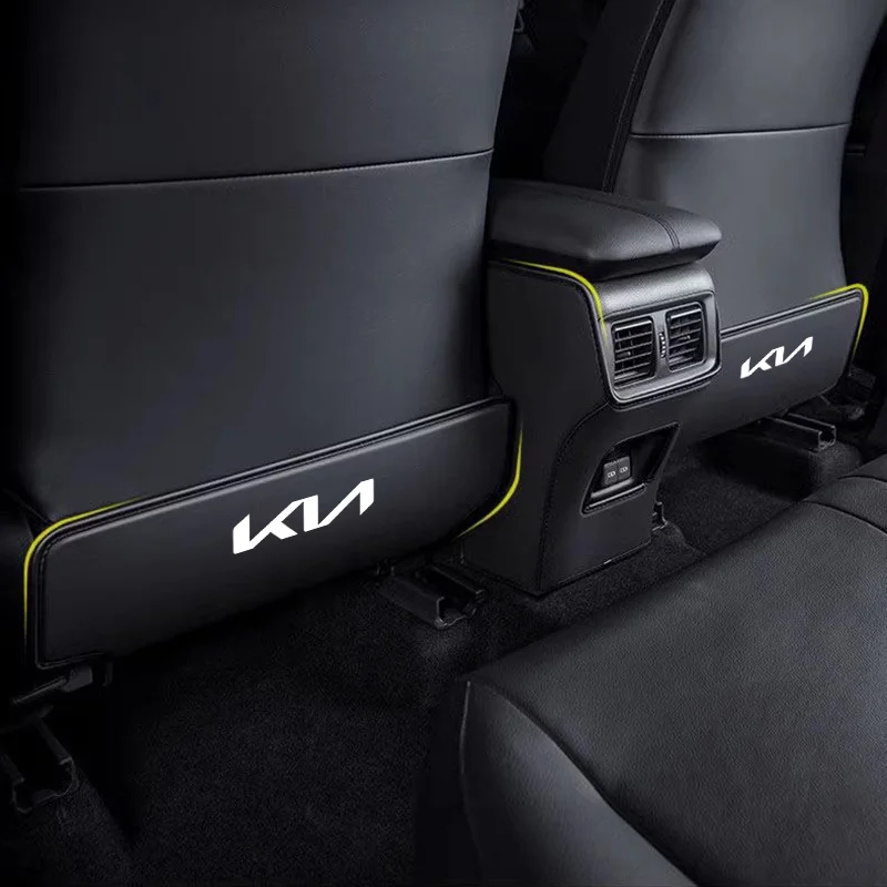 1 Pezzo Tappetino Protettivo per Sedile Auto, Anti-Sporco e Anti-Calcio per KN Kia Rio Soul Forte Sportage Picanto Niro, Accessori KN