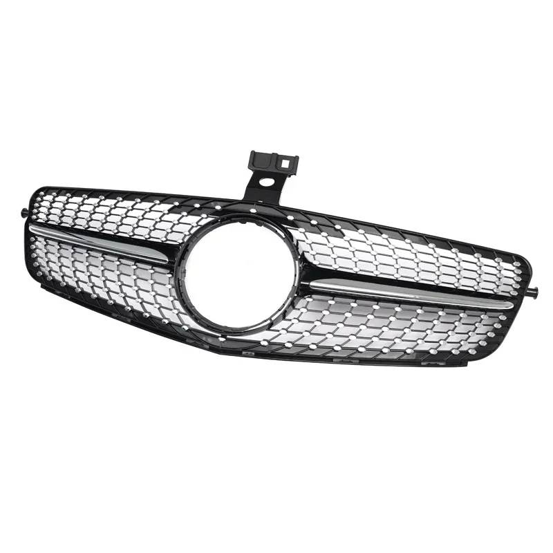 MagicKit AMG griglia diamantata per Mercedes W204 classe C berlina station wagon Coupe 2007-2013 griglia radiatore anteriore nera accessori auto