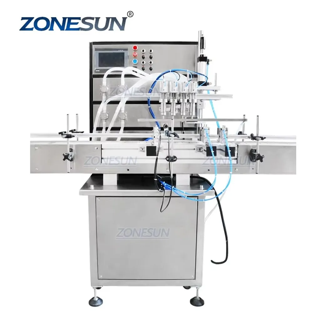 Automatic 5 Gallon Bottle Liquid Filling Machine 4 Heads Magnetic Pump  Gel Water Filler for Industrial