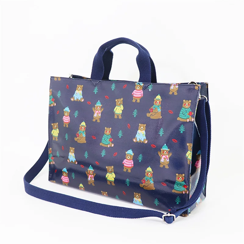 Cartoon Snoopy Messenger Bag Cath Kidston 39*11*29 Cm Large Capacity Shopping Bag Waterproof Oilcloth Travel Bag