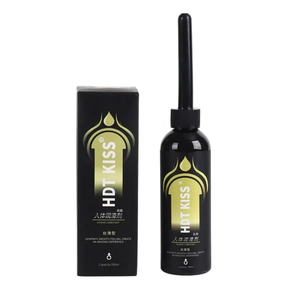 Anal Lube 200ml with 9cm Nozzle Applicator Water Based Body Lubricant Long Lasting Reduce Friction Personal Intimate Care Gel