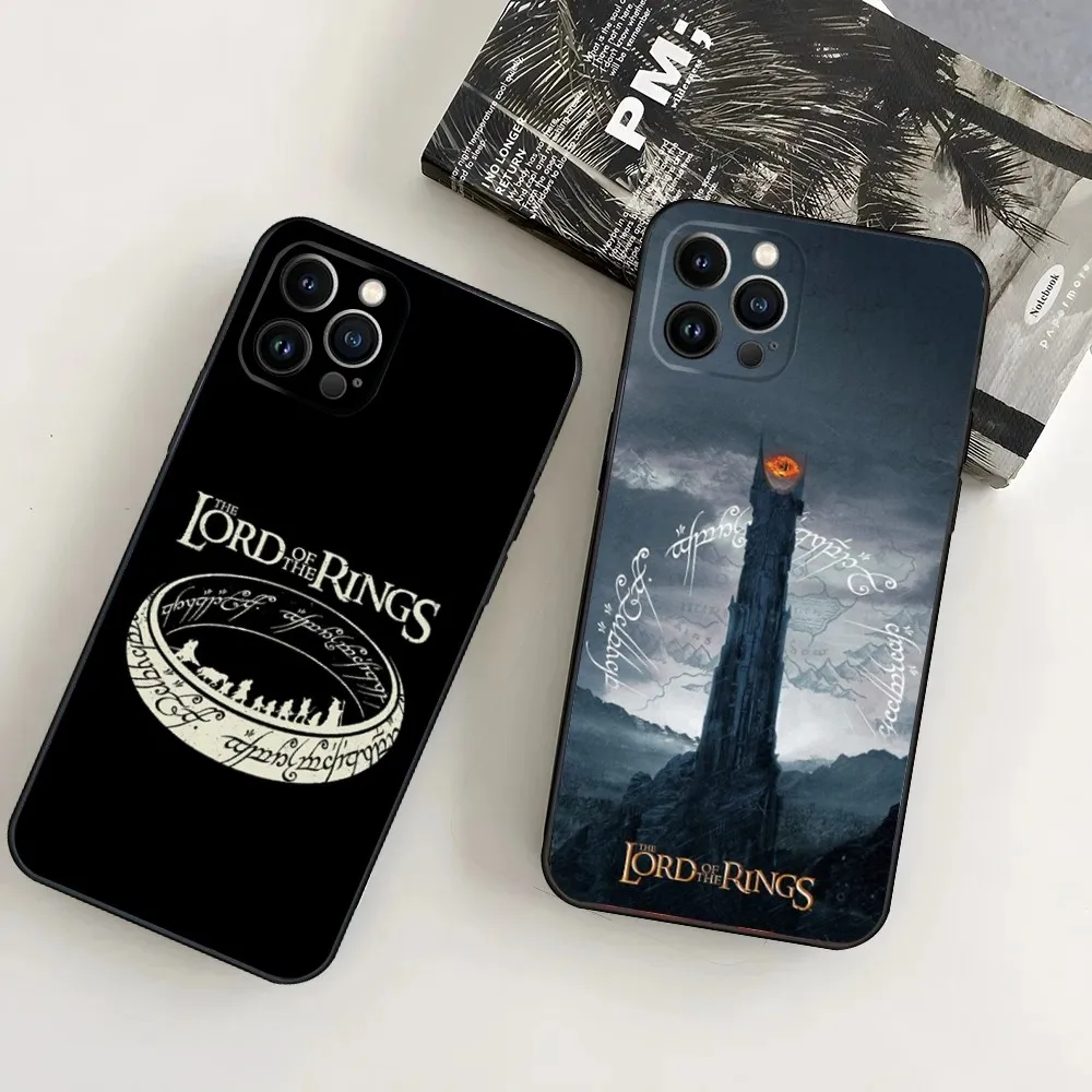 

Movie The L-Lord Of the R-Rings Phone Case For iPhone16,15,14,13,12 Mini 11 Pro XR,X,XS,MAX 7,8 Plus Silicone Cover Soft Black