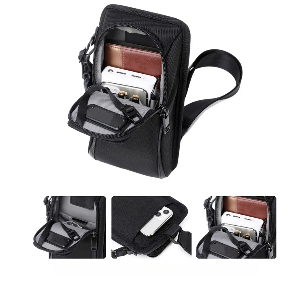 กระเป๋าคาดอกไนลอนบอลลิสต์แบบใหม่สำหรับผู้ชาย แฟชั่นฤดูใบไม้ผลิและฤดูร้อน กระเป๋าสะพายข้างเดี่ยว กระเป๋าครอสบอดี้พกพาสะดวก