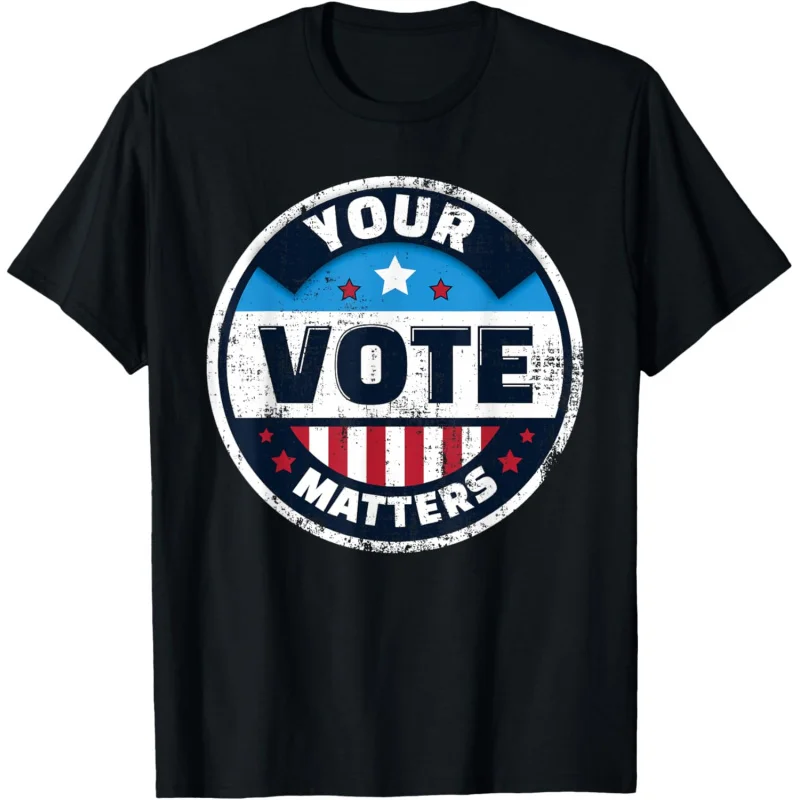 Presidential Election 2024 Your Vote Matters Shape Tomorrow Adult Men's and Women's Loose T-shirt ﻿