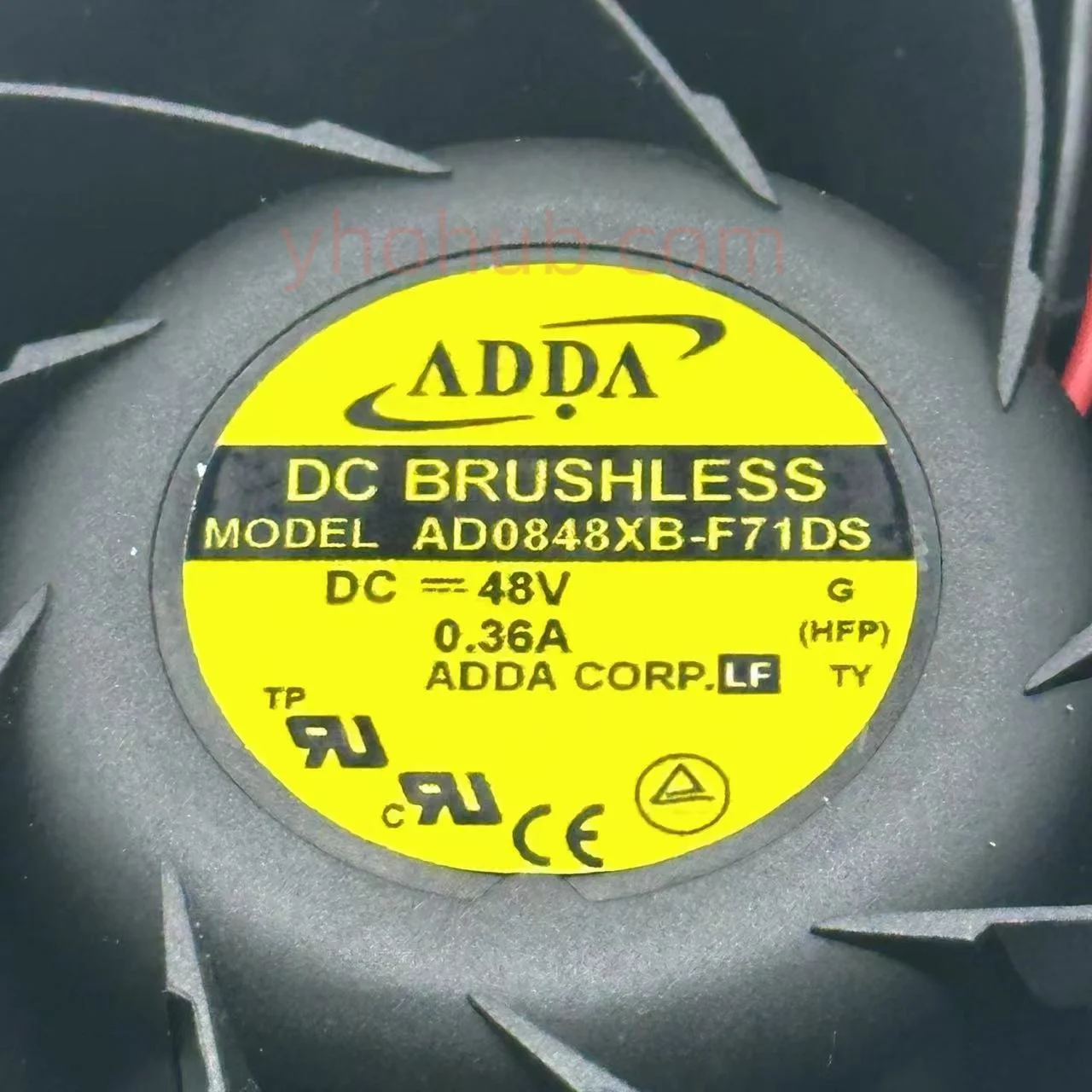 

Ltsf For ADDA AD0848XB-F71DS DC 48V 0.36A 80x80x38mm 2-Wire Server Cooling Fan8cm