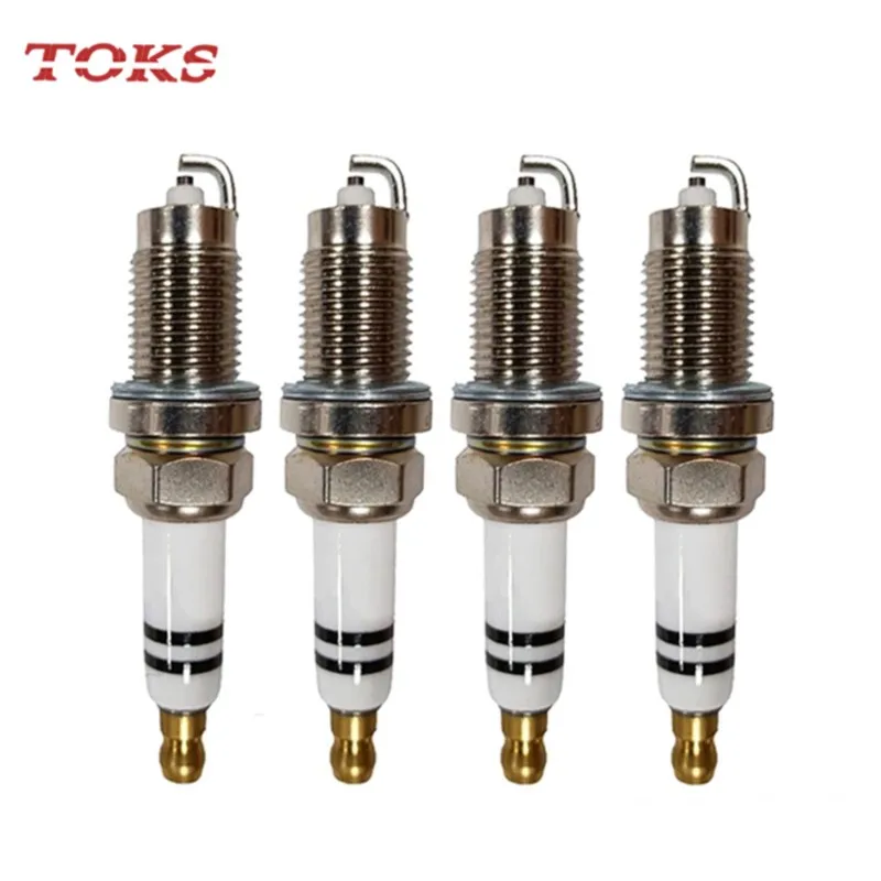 4Pcs/6Pcs 101905601F F7HER02 Spark Plug For Volkswagen VW Passat Rabbit Jetta Golf Beetle 2.5L Skoda Seat Leon Ibiza 0242236565