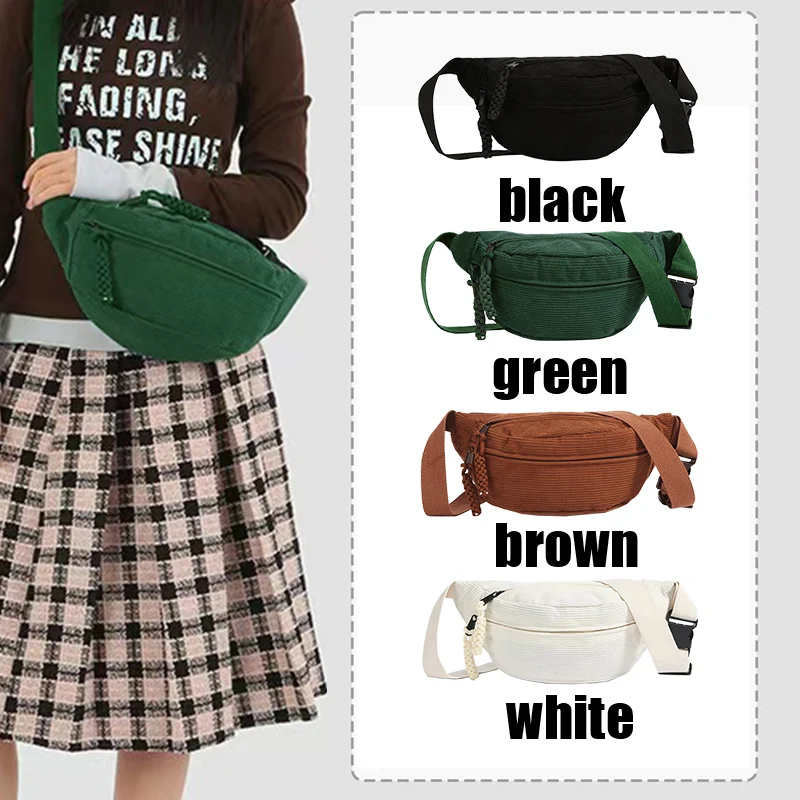 Unisex Fashion Chest Shoulder Waist Bag Multi-Color Practical for Daily Commuting Casual Outings
