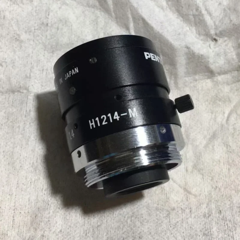 Second hand H1214-M high-definition 12mm industrial lens tested OK and shipped  quicklyse