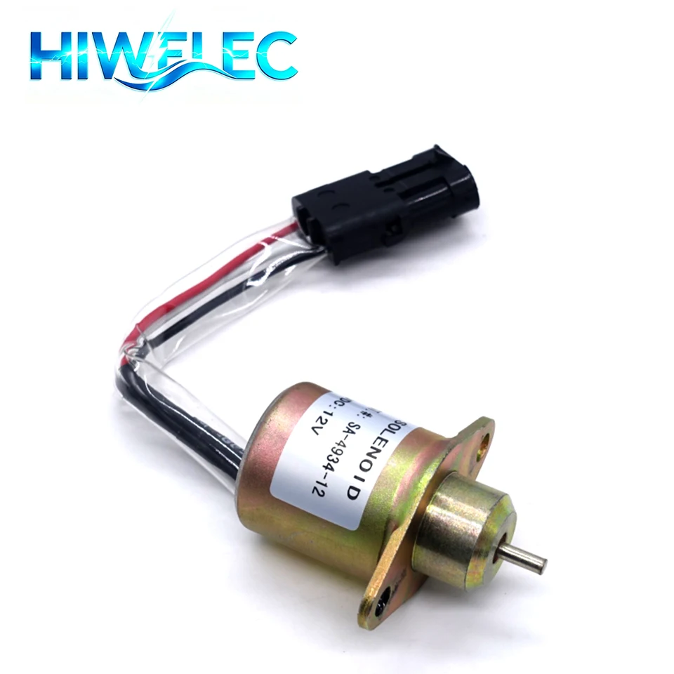 12V Shut Down Engine Stop Solenoid Fuel Shut Off Solenoid for Perkins 700 Series SA-4934-12 2848A271 2848A275