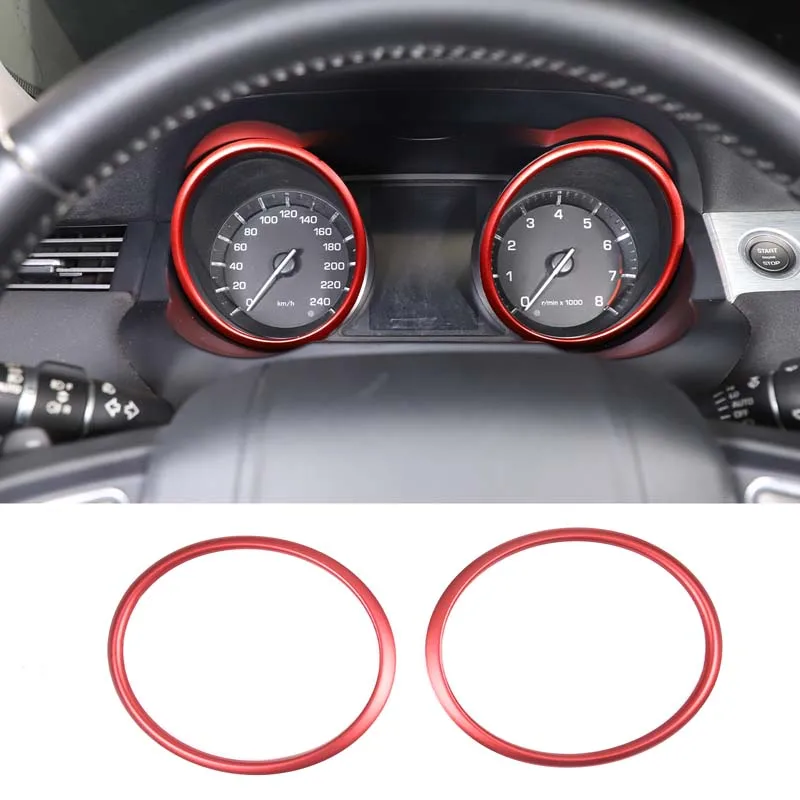 For Land Rover Range Rover Evoque 2012-2019 Aluminum Alloy Car Dashboard Tachometer Decorative Ring Car interior Accessories