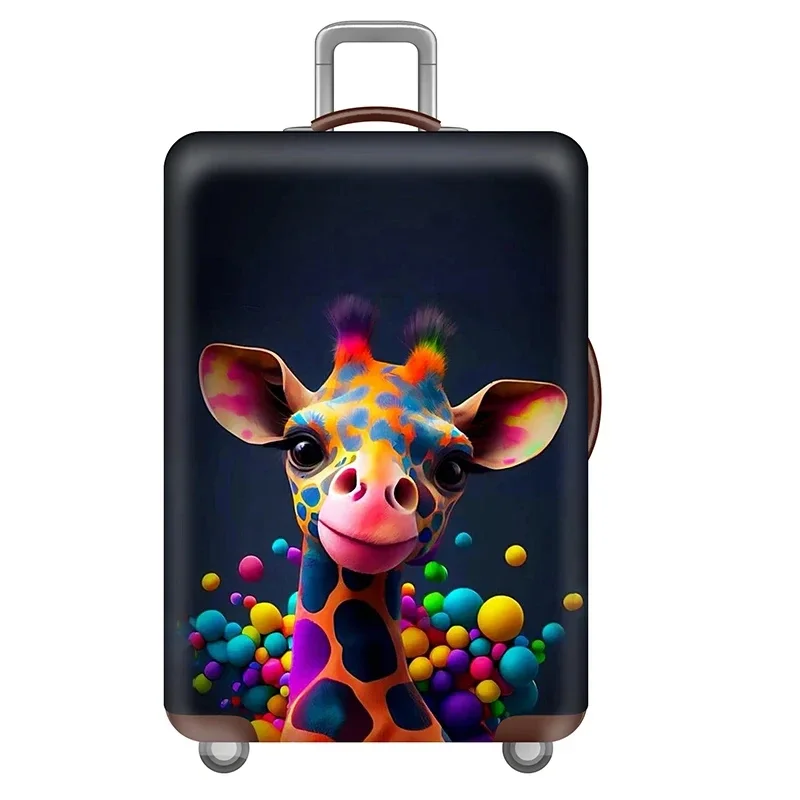 Colorful Cartoon Thicken Luggage Cover Elastic Baggage Covers Suitable 19 To 32 Inch Suitcase Case Dust Cover Travel Accessories