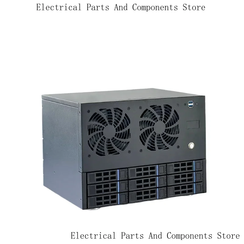 

Шасси NAS 8,9 дисков, материнская плата MATX, группа источника питания ATX, Hui Home Rack, AIO-сервер, полная высота, PCIE