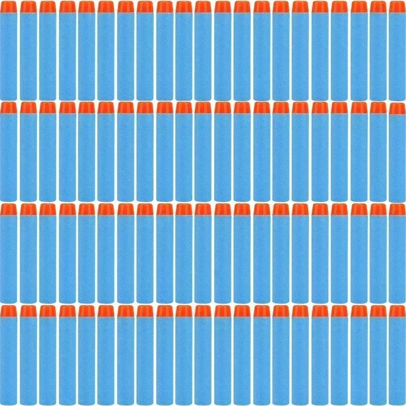 Himmelblaue, solide Rundkopfkugeln, 7,2 cm, für Nerfs N-Strike Elite Series Blasters, Schaumstoff-EVA-Nachfüllpfeile, Kinderspielzeugpistolen-Zubehör