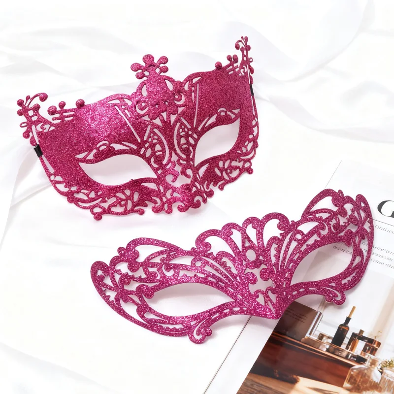 Masque de saint-valentin, masque de carnaval accrocheur en dentelle, masque à paillettes de venise pour fête, bal de mascarade de carnaval