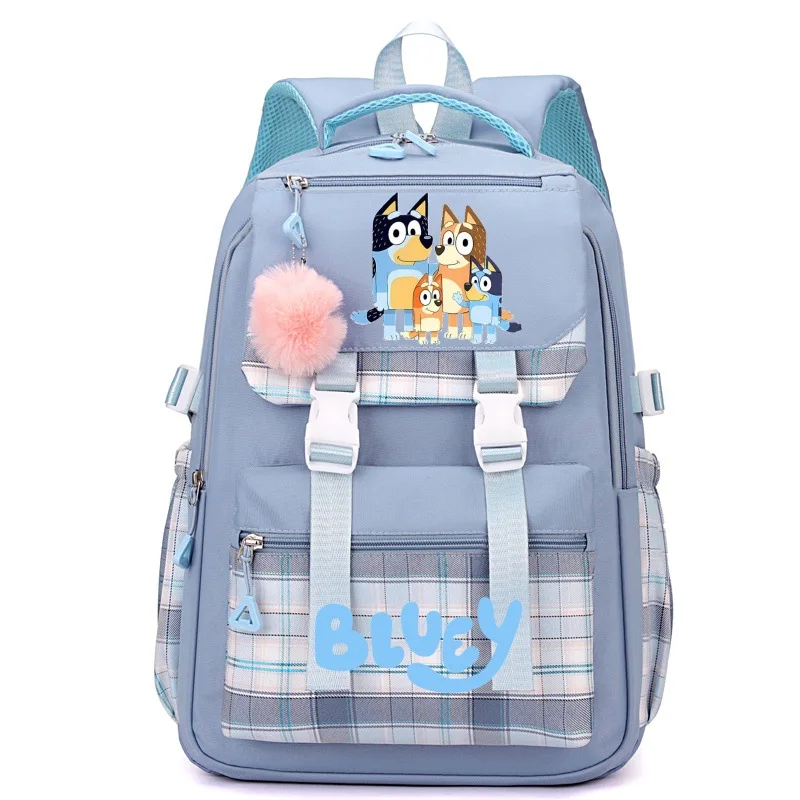 Bluey And His Friends Schoolbags For Boys And Girls  Bingo Teenagers And Children\'s Backpacks Large-capacity Cartoon Schoolbags