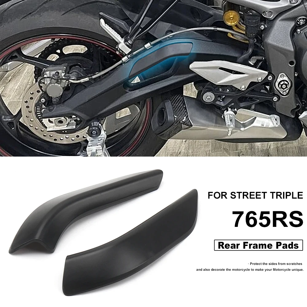 

New Motorcycle Accessories Anti-collision Rear Frame Strip Guards Side Protector Cover For Street Triple 765RS 765 RS