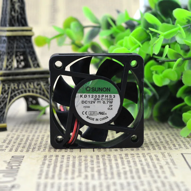 ORIGINAL KD1205PHS3 12V 0.7W 5CM 5015 VENTILADOR DE REFRIGERAÇÃO