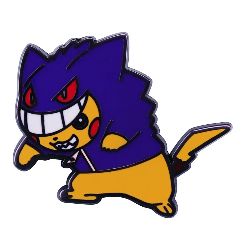 CartoonWholesale Kawaii Pokemon Pikachu Gengar Eevee Lapel Pins for Backpacks Enamel Pin Cute Brooches Badges Jewelry Fans Gifts image 6