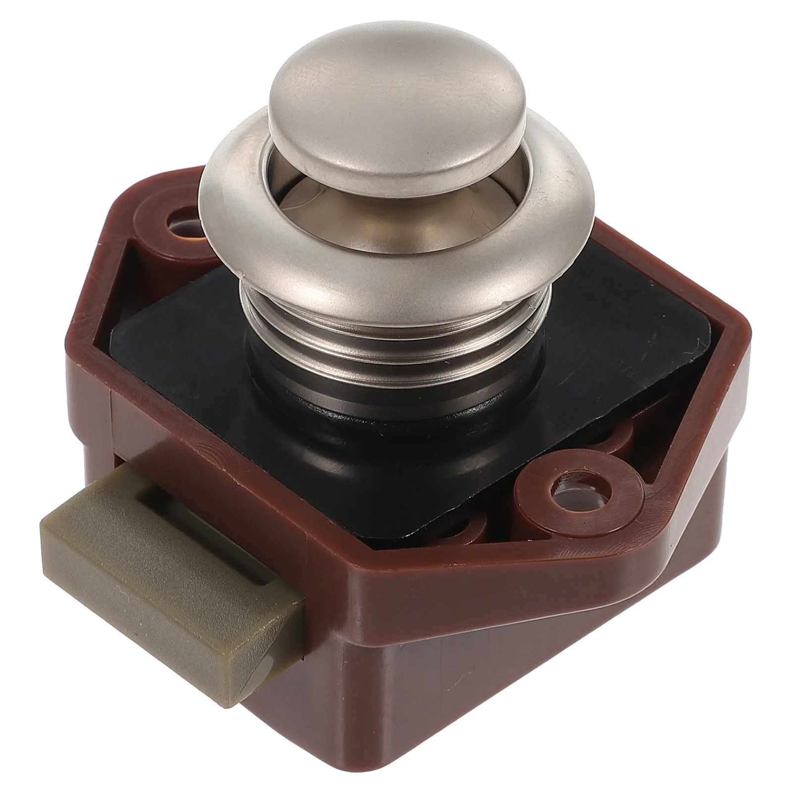 Push Button Keyless Cabinet Zinc Alloy Durable Cupboard Latch For Rv Boat Drawer Keyless Push Button Lock Latch Lock For Door