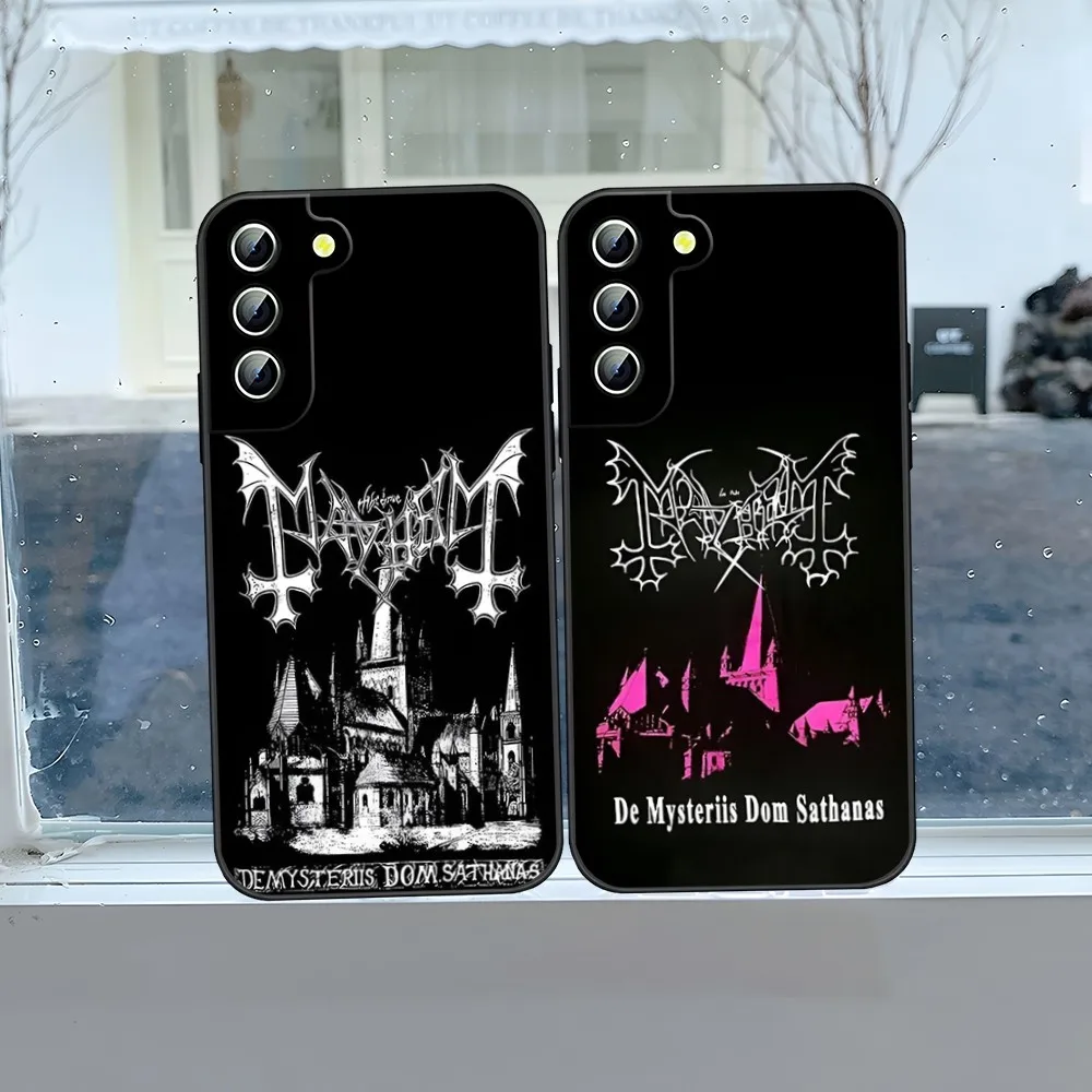 Funda de teléfono Mayhem Live In Leipzig Burzum para Samsung S23 Ultra S24 S22 S20 Fe S21 Plus Galaxy A54 A34 A24 A53 M54 Note 20