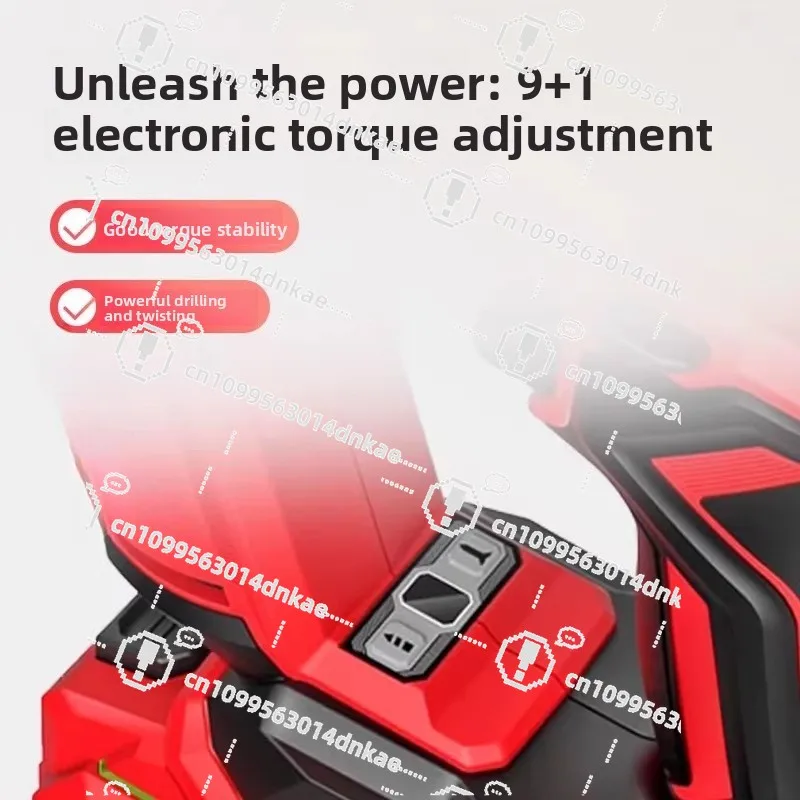 Double Head Electric Drill Screwdriver 12/20V Double Voltage Lithium Battery Hand Drill Electric Pistol Drill Screwdriver DL6300