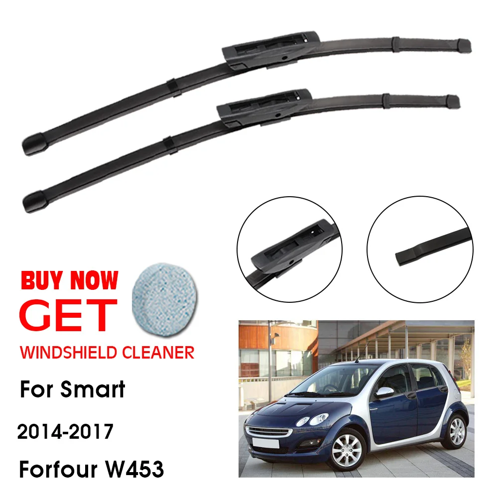 

Car Wiper Blade For Smart Forfour W453 21"+14" 2014-2017 Front Window Washer Windscreen Windshield Wipers Blades Accessories