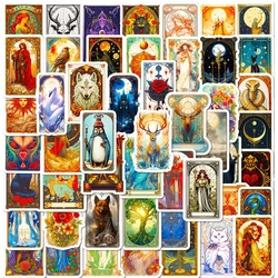 10/30/50PCS Cute Dream Tarot Card Cartoon Graffiti Stickers Laptop Scrapbook Phone Suitcase Guitar Aesthetic Sticker Kids Toys