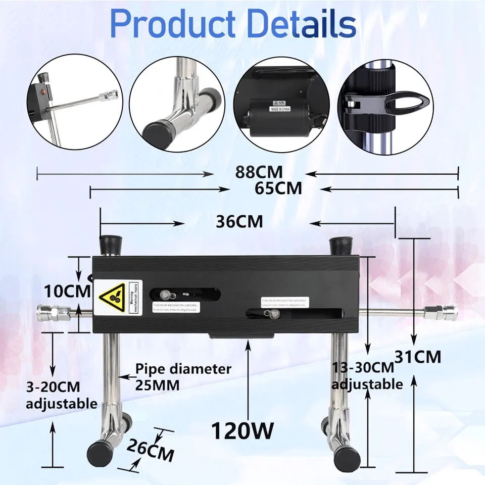 120 واط التلقائي كتم قابل للتعديل 3-8 سنتيمتر السكتة الدماغية السلكية التحكم الفولاذ المقاوم للصدأ تيار مستمر 24 فولت لتقوم بها بنفسك تلسكوبي الترددية الخطي المحرك #4