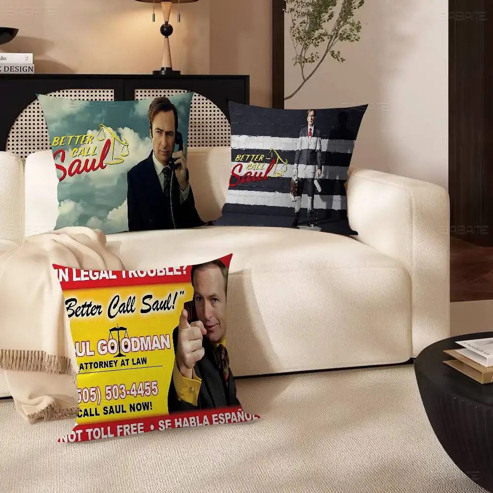 Classic Better Call Saul Pillow Gift Home Office Decoration Bedroom Sofa Car Cushion Cover case 45x45